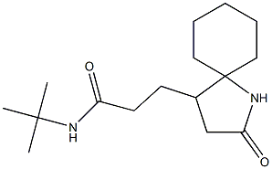 N-tert-Butyl-3-(2-oxo-1-azaspiro[4.5]decan-4-yl)propionamide|