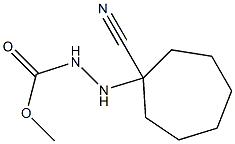 2-(1-Cyanocycloheptyl)hydrazine-1-carboxylic acid methyl ester