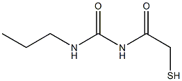 1-Propyl-3-(mercaptoacetyl)urea Struktur