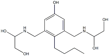 3,5-Bis[[(1,2-dihydroxyethyl)amino]methyl]-4-butylphenol