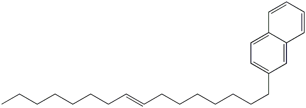 2-(8-Hexadecenyl)naphthalene Structure