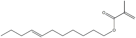 Methacrylic acid (7-undecenyl) ester Structure