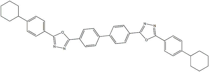  2,2'-(Biphenyl-4,4'-diyl)bis[5-[4-cyclohexylphenyl]-1,3,4-oxadiazole]