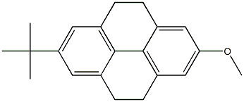 2-Methoxy-7-tert-butyl-4,5,9,10-tetrahydropyrene Structure