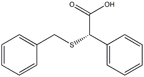 [S,(+)]-(Benzylthio)phenylacetic acid Structure