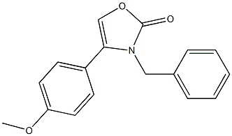 3-Benzyl-4-(4-methoxyphenyl)-2(3H)-oxazolone Structure