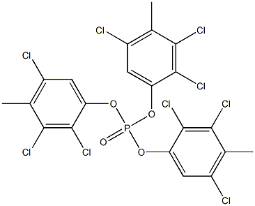 Phosphoric acid tris(2,3,5-trichloro-4-methylphenyl) ester