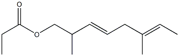 Propionic acid 2,6-dimethyl-3,6-octadienyl ester