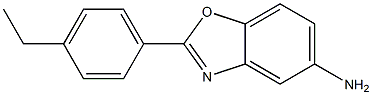 5-Amino-2-(4-ethylphenyl)benzoxazole Structure