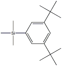 (3,5-Di-tert-butylphenyl)trimethylsilane Structure