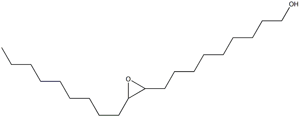 10,11-Epoxyicosan-1-ol,,结构式