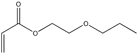 Acrylic acid 2-propoxyethyl ester Structure