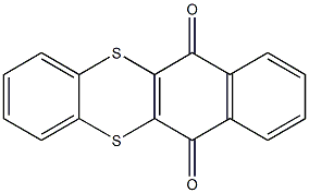 Benzo[b]naphtho[2,3-e][1,4]dithiin-6,11-dione Struktur