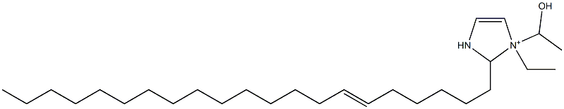 1-Ethyl-2-(6-henicosenyl)-1-(1-hydroxyethyl)-4-imidazoline-1-ium Structure