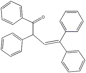 1,1,3,4-Tetraphenyl-1-butene-4-one Structure