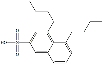 4,5-Dibutyl-2-naphthalenesulfonic acid,,结构式