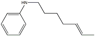 N-(5-Heptenyl)aniline Structure