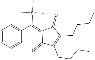 4,5-Dibutyl-2-[phenyl(trimethylsilyl)methylene]-4-cyclopentene-1,3-dione|