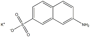 7-Amino-2-naphthalenesulfonic acid potassium salt Structure