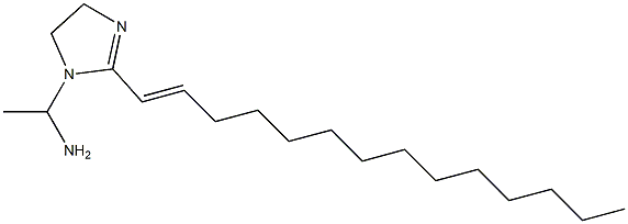 1-(1-アミノエチル)-2-(1-テトラデセニル)-2-イミダゾリン 化学構造式