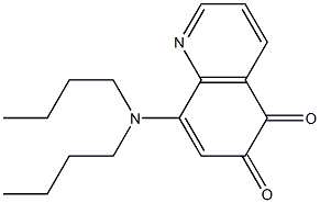 8-(Dibutylamino)quinoline-5,6-dione Structure