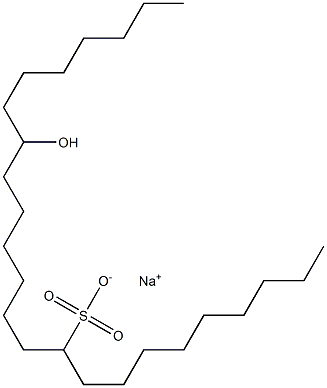 17-Hydroxytetracosane-10-sulfonic acid sodium salt|