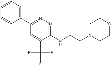 3-(2-Morpholinoethylamino)-4-trifluoromethyl-6-phenylpyridazine|