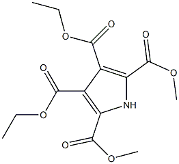 1H-Pyrrole-2,3,4,5-tetracarboxylic acid 3,4-diethyl 2,5-dimethyl ester,,结构式