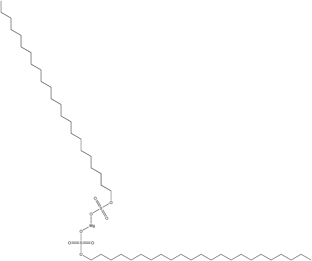 Bis(tricosyloxysulfonyloxy)magnesium Structure