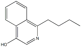 1-Butylisoquinolin-4-ol,,结构式