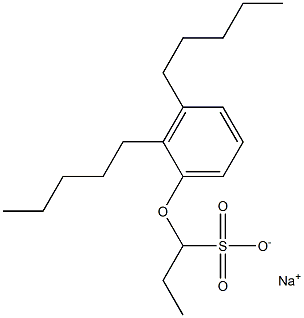 1-(2,3-Dipentylphenoxy)propane-1-sulfonic acid sodium salt|