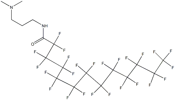 N-[3-(Dimethylamino)propyl]-2,2,3,3,4,4,5,5,6,6,7,7,8,8,9,9,10,10,11,11,12,12,13,13,13-pentacosafluorotridecanamide Structure