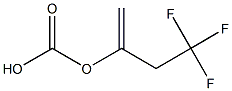 Carbonic acid 2,2,2-trifluoroethylvinyl ester Structure