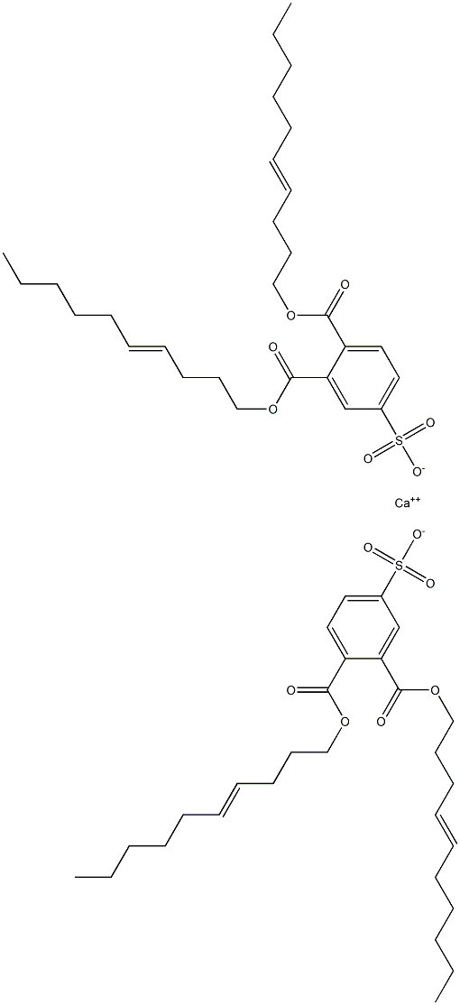 Bis[3,4-di(4-decenyloxycarbonyl)benzenesulfonic acid]calcium salt