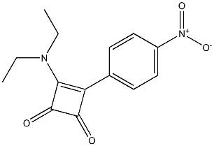 4-(4-Nitrophenyl)-3-diethylamino-3-cyclobutene-1,2-dione