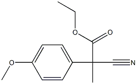 2-Cyano-2-(p-methoxyphenyl)propionic acid ethyl ester