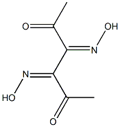 1,2-Diacetylethane-1,2-dione dioxime Struktur