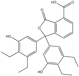 1,1-Bis(3,4-diethyl-5-hydroxyphenyl)-1,3-dihydro-3-oxoisobenzofuran-4-carboxylic acid