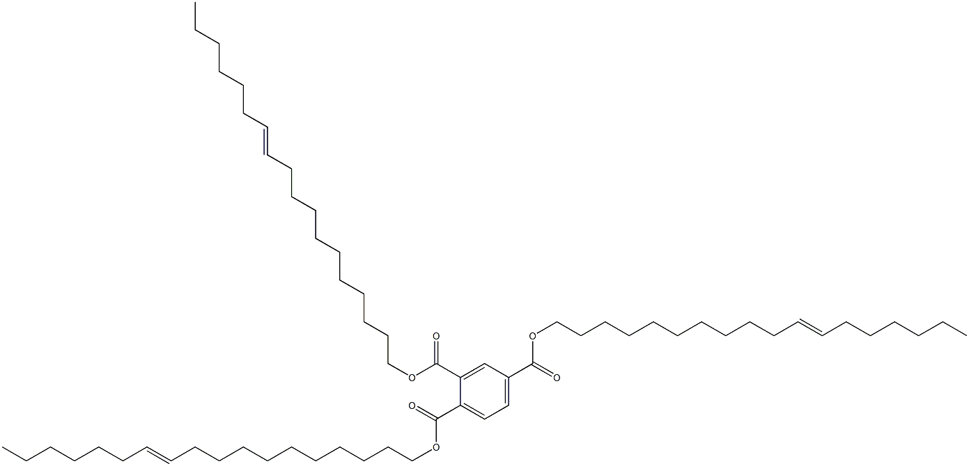 1,2,4-Benzenetricarboxylic acid tri(11-octadecenyl) ester Structure