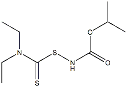 N-[(Diethylthiocarbamoyl)thio]carbamic acid isopropyl ester Structure