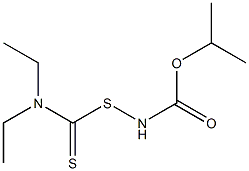 N-[(Diethylthiocarbamoyl)thio]carbamic acid isopropyl ester,,结构式