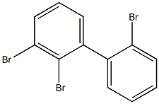 2,2',3-トリブロモ-1,1'-ビフェニル 化学構造式