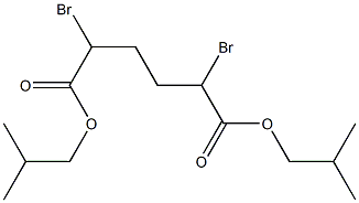 2,5-Dibromoadipic acid diisobutyl ester Struktur