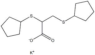 2,3-Bis(cyclopentylthio)propionic acid potassium salt