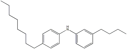 3-Butylphenyl 4-octylphenylamine Structure