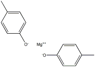 Magnesium bis(4-methylphenolate),,结构式