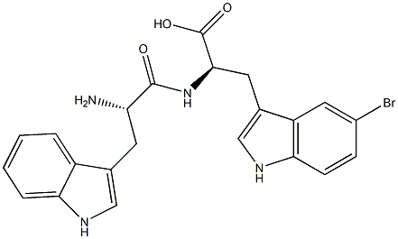 (2R)-3-(5-Bromo-1H-indol-3-yl)-2-[(L-tryptophyl)amino]propionic acid|