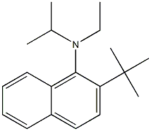 N-Ethyl-N-isopropyl-2-tert-butylnaphthalen-1-amine 结构式