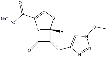 (5R,6Z)-6-[[1-Methoxy-1H-1,2,3-triazol-4-yl]methylene]-7-oxo-4-thia-1-azabicyclo[3.2.0]hept-2-ene-2-carboxylic acid sodium salt