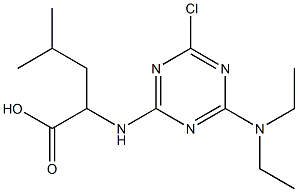2-[[4-Chloro-6-(diethylamino)-1,3,5-triazin-2-yl]amino]-4-methylvaleric acid